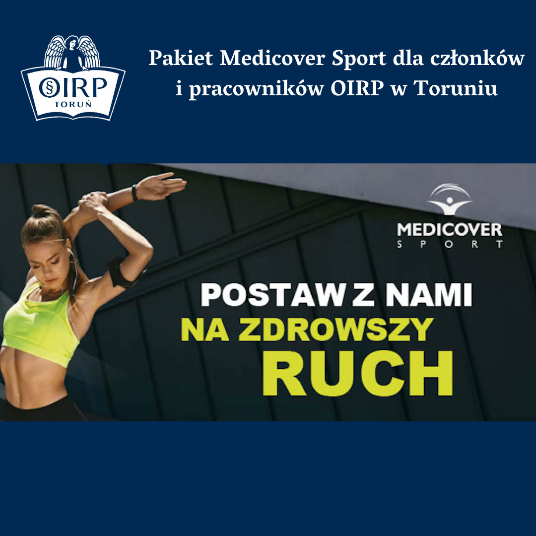 Porozumienie OIRP Toruń z Medicover Sport – pakiety sportowe dla członków, pracowników i rodzin