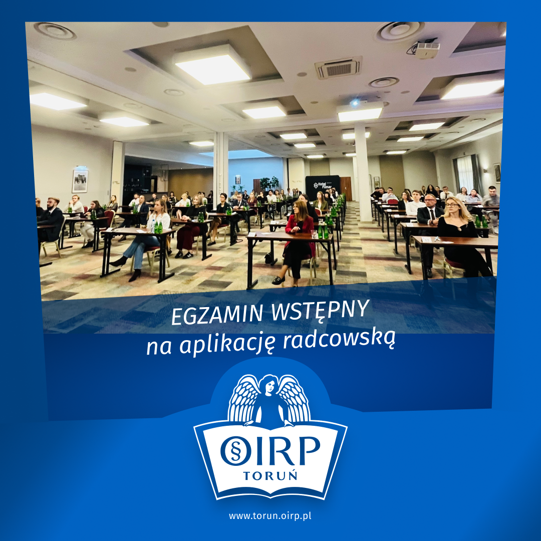 Egzamin wstępny na aplikację radcowską – powodzenia dla zdających!