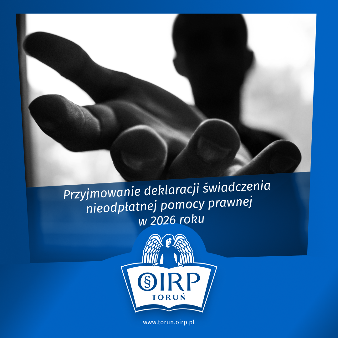 Przyjmowanie deklaracji świadczenia nieodpłatnej pomocy prawnej w 2026 roku