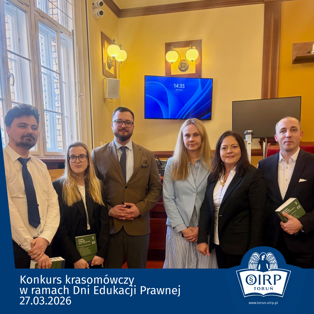 Konkurs krasomówczy w ramach Dni Edukacji Prawnej