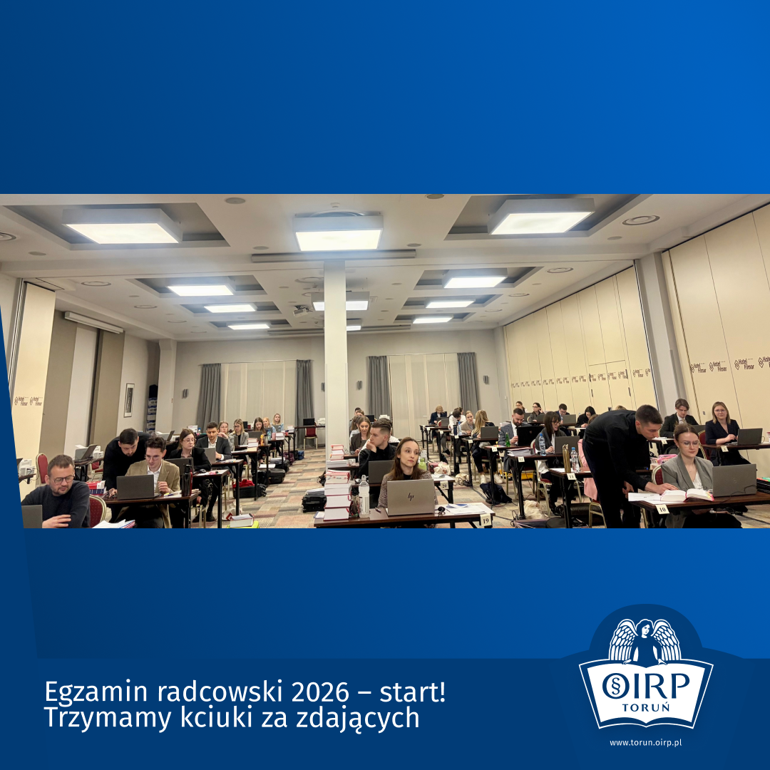 Rozpoczął się egzamin zawodowy na radcę prawnego