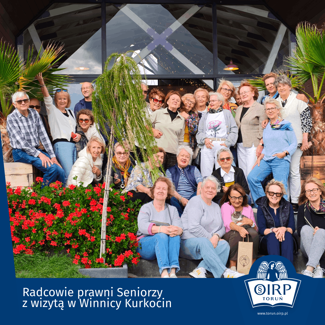 Radcowie prawni Seniorzy z wizytą w Winnicy Kurkocin