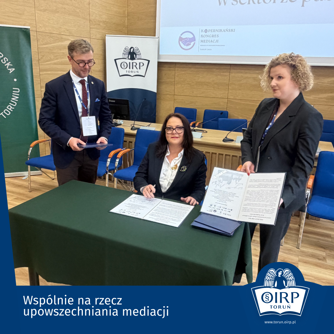 Kopernikański Kongres Mediacji – OIRP w Toruniu na rzecz upowszechniania mediacji